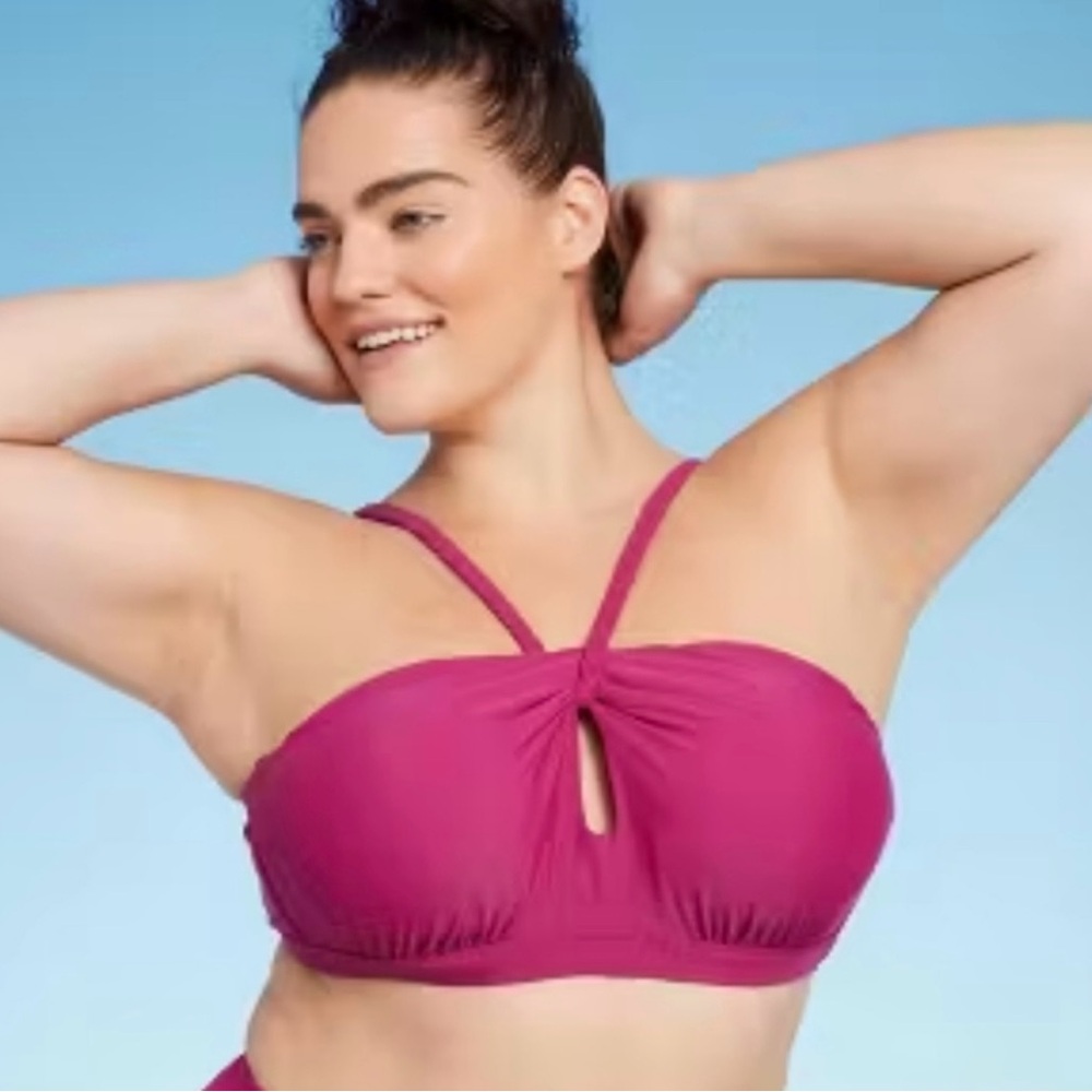 Elegant Magenta Bikini Top